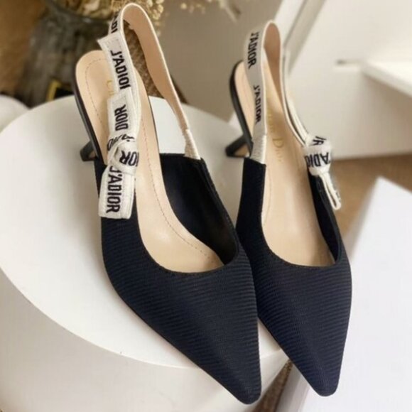 Sophisticated Black J’ADIOR Heels - Picture 1 of 7